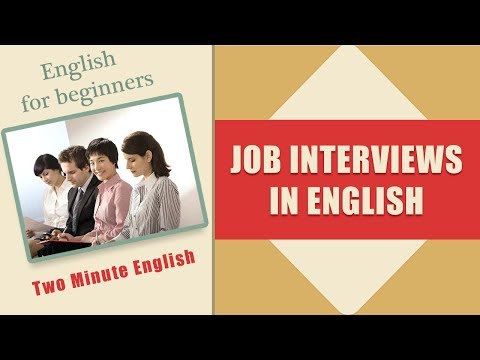 Job Interviews in English Language - English Phrases for Job Interview - Job Interview Conversations