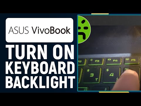 How To Turn On Keyboard Backlight On Asus VivoBook 15! (Enable Keyboard Light)