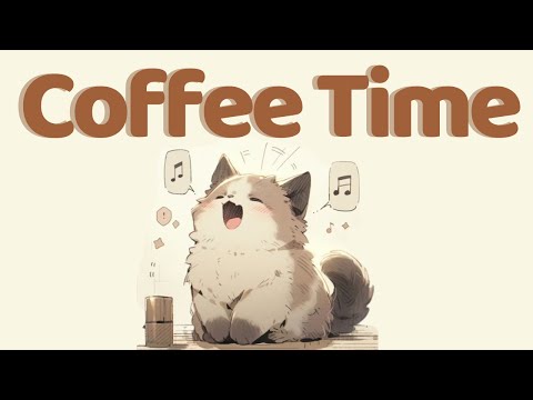 Enjoy Lofi Kitty 😺1 Hr Songs 🏵️ Stream cafe ✨cute & relaxing music ☀️ Make Your Day Better