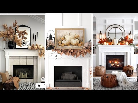 35 Monochrome Fall Mantel Decor Ideas: Achieve a Chic, Minimalist Look with a Single Color Palette