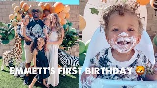 EMMETTS FIRST BIRTHDAY PARTY🐒🦍🐅