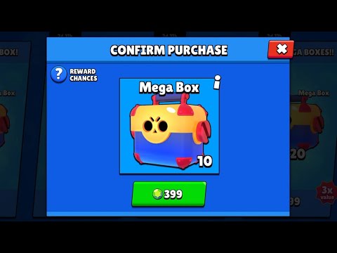 Brawl Stars 10 Mega Boxes Opening