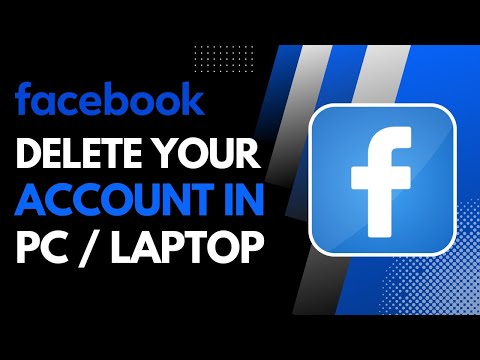 How to Delete Facebook Account in PC Laptop !