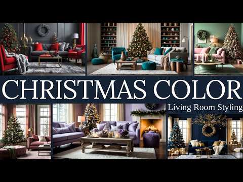 5 Interesting Color Combinations for Living Room Decor for Christmas That Will Impress