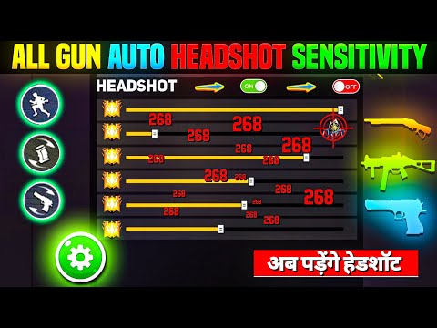 Free Fire Max Auto Headshot Trick 2024 Sensitivity | 2gb, 4gb, 6gb Ram Headshot Sensitivity Setting