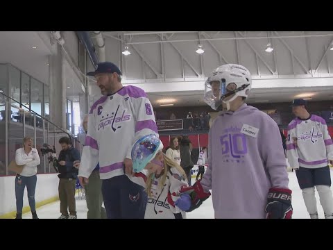 Washington Capitals turn practice into a party