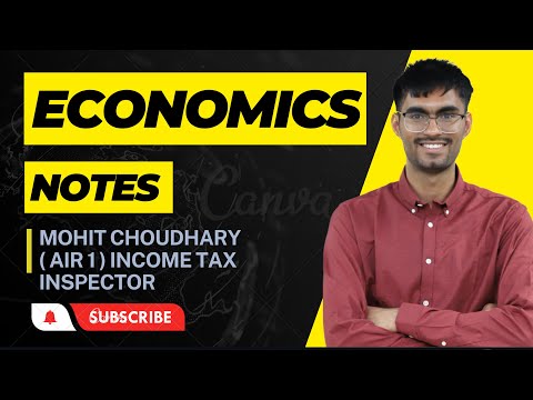 MICRO & MACRO ECONOMICS NOTES pdf SSC CGL 2023 .... by Mohit Choudhary (AIR 1 ) #ssc #cgl2023