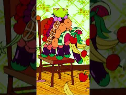 What's for Dinner?! Food Fight! 🎶🍍 | Courage the Cowardly Dog | Cartoon Cartoons | #shorts