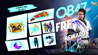 Ob47 Update Free Rewards 🥳🤯| Criminal Bundle Return | free fire new event | ff new event | new event