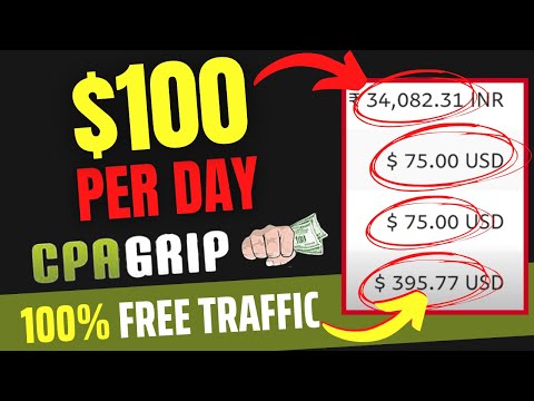 $100 Per Day From CPAGrip | CPA Marketing Trick for Beginners Hindi 2022