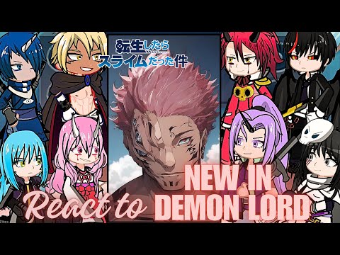 Rimuru Tempest react to itadori and sukuna as demon lord | jujutsukaisen | Gacha life 2 |gojo satoru