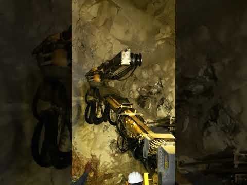 Boomer Drilling Work Inside Tunnel at Surat - Kurnool - Chennai Project | #shorts