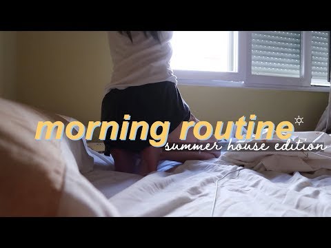 MORNING ROUTINE AT MY SUMMER HOUSE | aleely