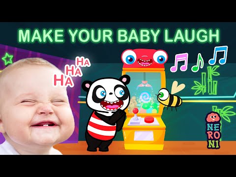 😂 Make Baby Laugh with Goofy Panda & Beebee's Magic Machine | Neroni Kids