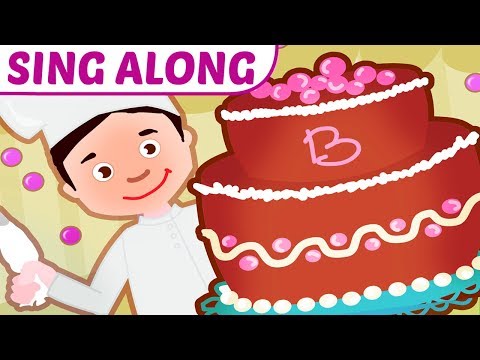 Pat A Cake Baker's Man Song with Lyrics - SING ALONG! #ReadAlong