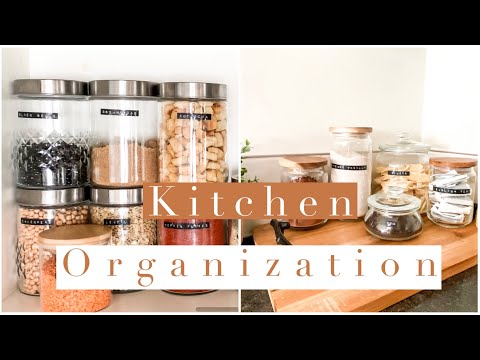 How To Organize a Small Kitchen | Renter Friendly | Mariam Hamdoun