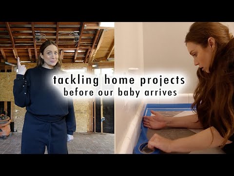 tackling home projects *before our baby arrives*