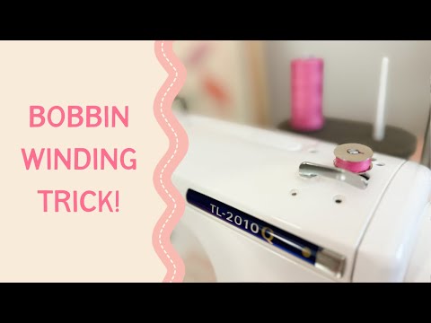 How to Wind a Bobbin on All Juki TL Sewing Machines!