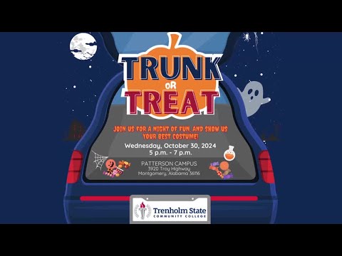 Trenholm State hosting a Trunk-or-Treat