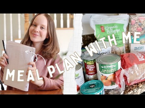 MEAL PLAN WITH ME + Grocery Haul | How I Meal Plan for the Week