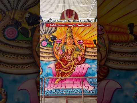 Must visit temple in Hyderabad🤩 #dussehra #god #lakshmi #trending #viralvideo #shorts