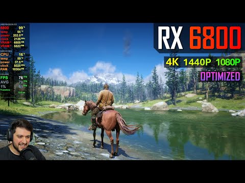 RX 6800 - Red Dead Redemption 2 - Awesome Performance!