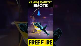 Claim Rarest Sunbathing Emote😱#freefire #trending  #shorts