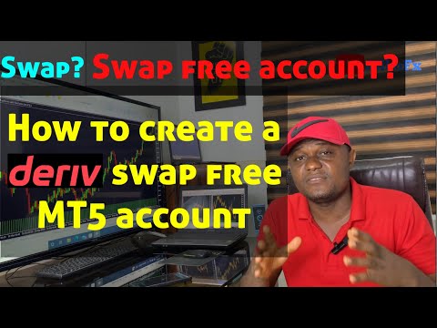 How to create a Deriv swap free MT5 account