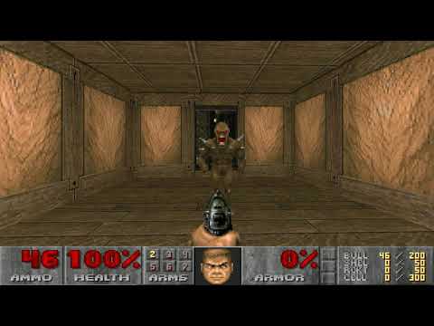 Doom II - Map18: The Courtyard - UV-Speed in 12 seconds