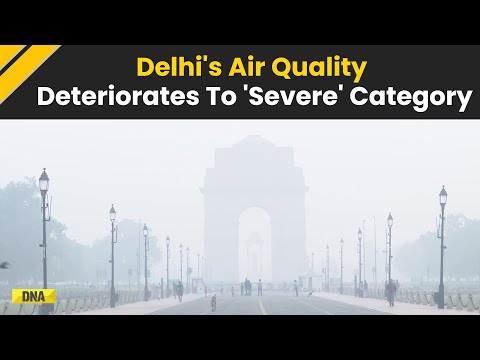 AQI Worsens: Delhi Continues To Face Severe AQI Levels As Smog Engulfs The City