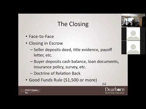 Real Estate Principles II - Chapter 22 Lecture