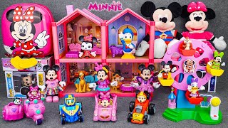 Satisfying with Unboxing Disney Minnie Mouse Pink Sweet Home Playset | Review Toys ASMR