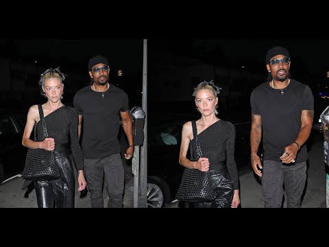 Jaime King And New Beau Tony DeNiro Hold Hands During Dinner With Kanye West And Bianca Censori!