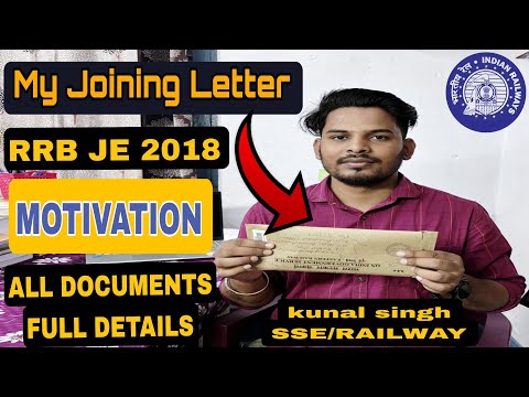 MY JOINING LETTER/ CALL LETTER RRB JE 2018/ MOTIVATION/ #rrbje #rrbntpc #rrbalp #railway #rrbgroupd