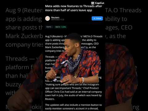 Zuckerberg when asked about Threads improvements 😂 #threadsinstagram #threadsapp #threadsvstwitter