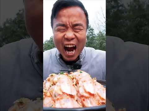 What a big mantis shrimp!| TikTok Video|Eating Spicy Food and Funny Pranks| Funny Mukbang