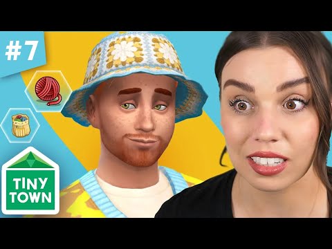 Is Ziggy Yarn the hardest neighbour? 🏠 Sims 4 TINY TOWN 💛 Yellow #7