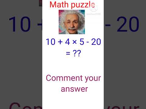 Math puzzle || #math #quizgame #quiz #mathematics #gkquestion