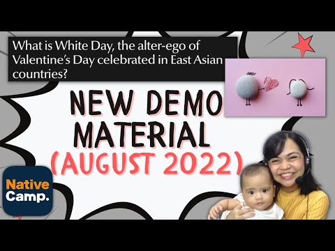 Native Camp DEMO MATERIAL August 2022 | Daily News - “WHITE DAY” Celebrated in East Asian Countries