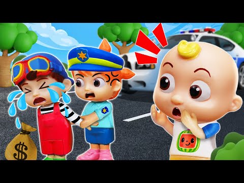 Police Chase Thief 👮🚨🧟‍♂️ | Saving Little Baby 👶🏻 | CoComelon Nursery Rhymes & Kids Songs