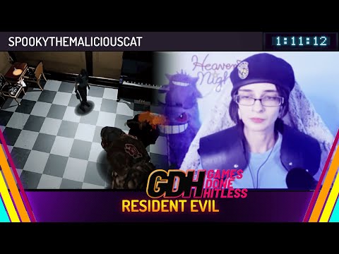 Resident Evil by spookythemaliciouscat in 1:11:12 - Games Done Hitless