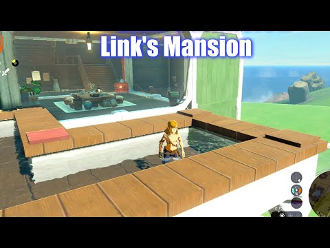 Building a Mansion with Pool - Zelda Tears of the Kingdom