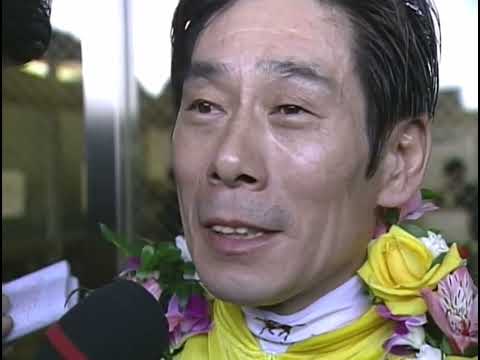 アグネスタキオン 2001年 第61回皐月賞(GI) (優勝馬：アグネスタキオン) (勝利騎手インタビュー付)