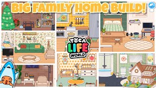 Toca Life World | Building with the new Big Family Home!? 🛠️(House Build!) Toca Boca