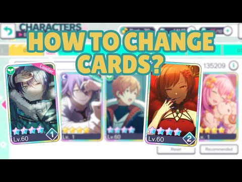 How to change your cards? | PROJECT SEKAI BASICS