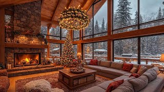 Waiting For Christmas 2025 - Cozy Winter Cabin & Relaxing Christmas Jazz Songs for Holiday Moods 🎄🎅