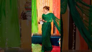 Rabeeca khan saree look #rabeecakhan #wedding #hitsong #desiweddingdance #mehndi#mehndidress