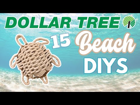 🌴 Island Time: 15 BEST Coastal Dollar Tree DIYS & Hacks! Beach Decor & Shore Living