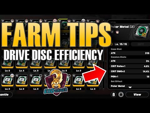 Ultimate Drive Disc Farming Guide in Zenless Zone Zero - Efficiency & Progress to End Game