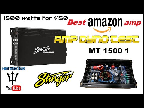 Best budget amazon amp? Stinger amp dyno 1500 watt MT-1500.1